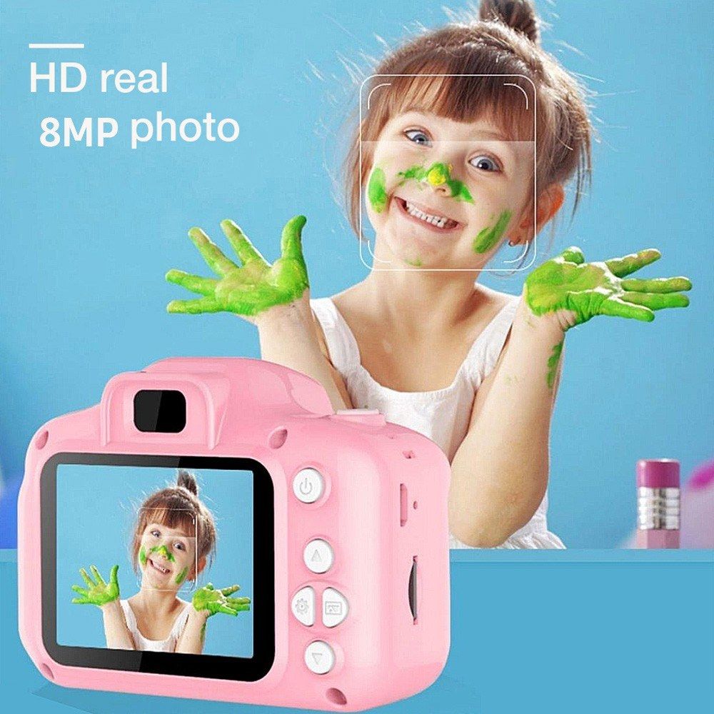 Kids Selfie Camera 2'' 8MP Toddler Camera Digital Video