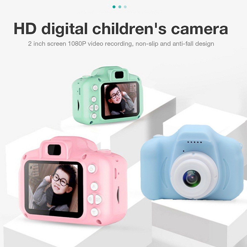 Kids Selfie Camera 2'' 8MP Toddler Camera Digital Video