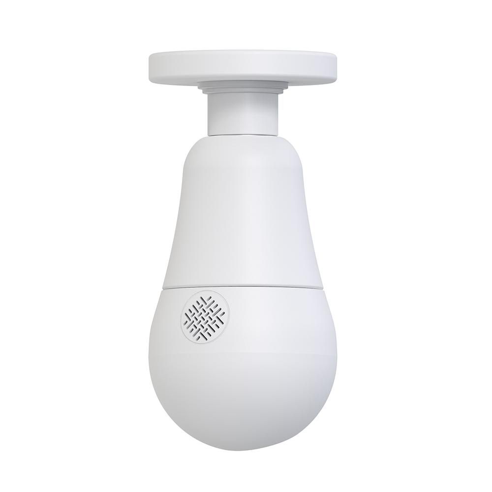 WiFi 360 Panoramic Bulb Camera 1080P Security Camera with 2.4&5GHZ WiFi 360 Degree Panoramic viewing Wireless Home Surveillance Camera Night Vision Two Way Audio Smart Motion Detection