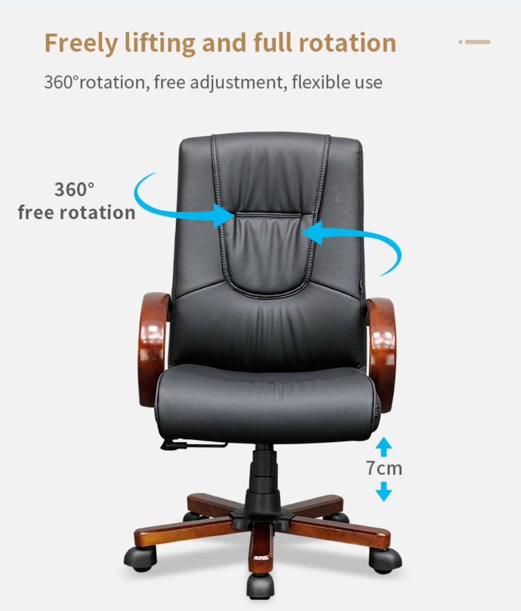 Executive Wooden Armrest Office Quality Chair