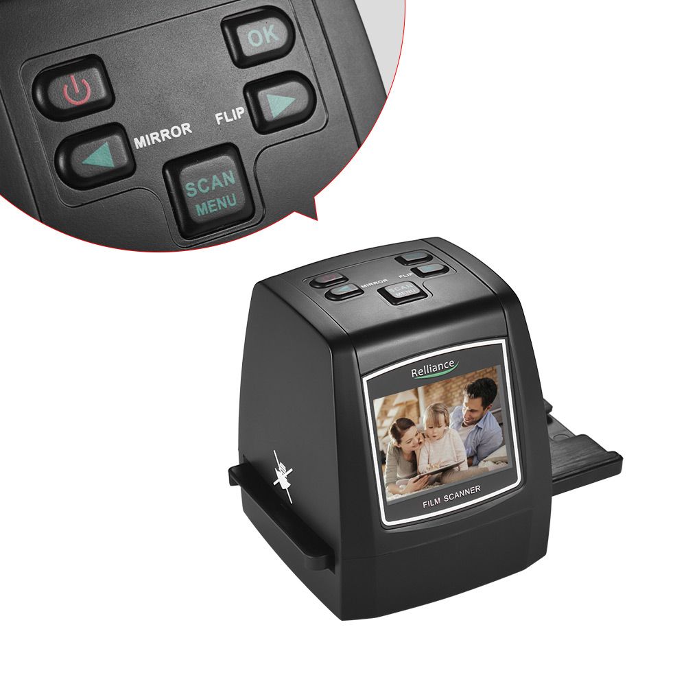 Film Scanner High-Resolution 14MP/22MP Film Slide Scanner