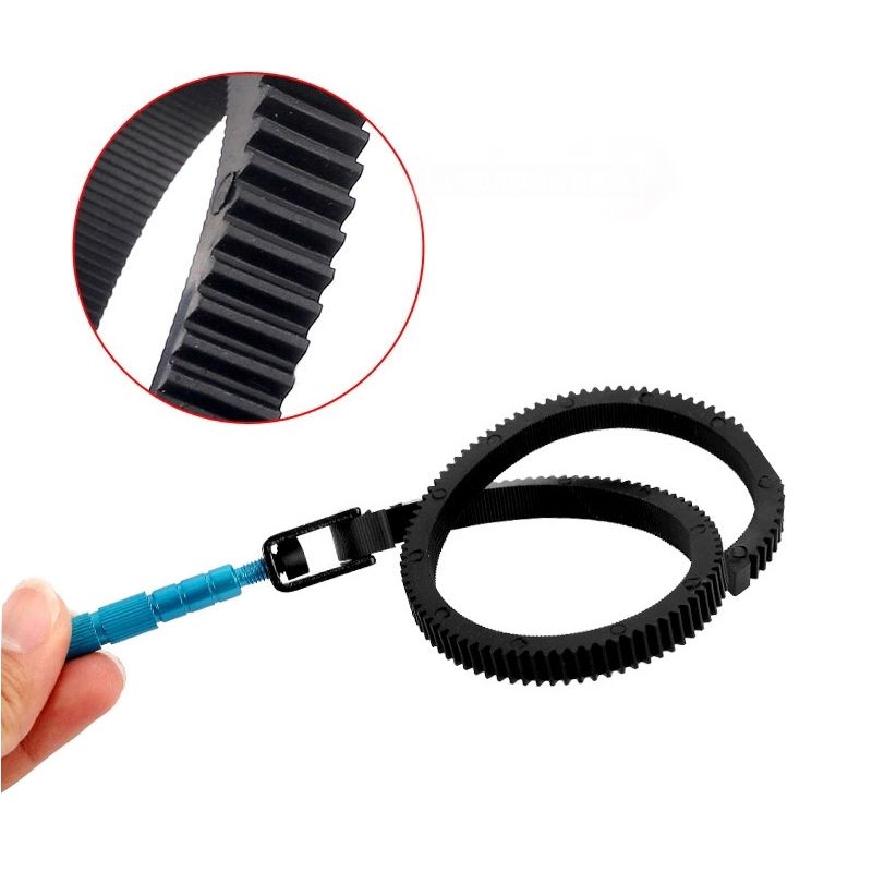 2 PCS Rubber Follow Focus Lens Gear Ring Hand Grip