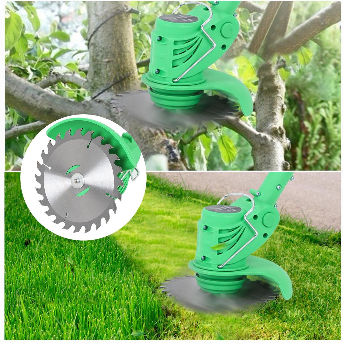 6 Inch 150mm 24 Teeth Lawn Mower Circular Metal Saw Blade Round Saw Cutter Electric Weeder Accessory