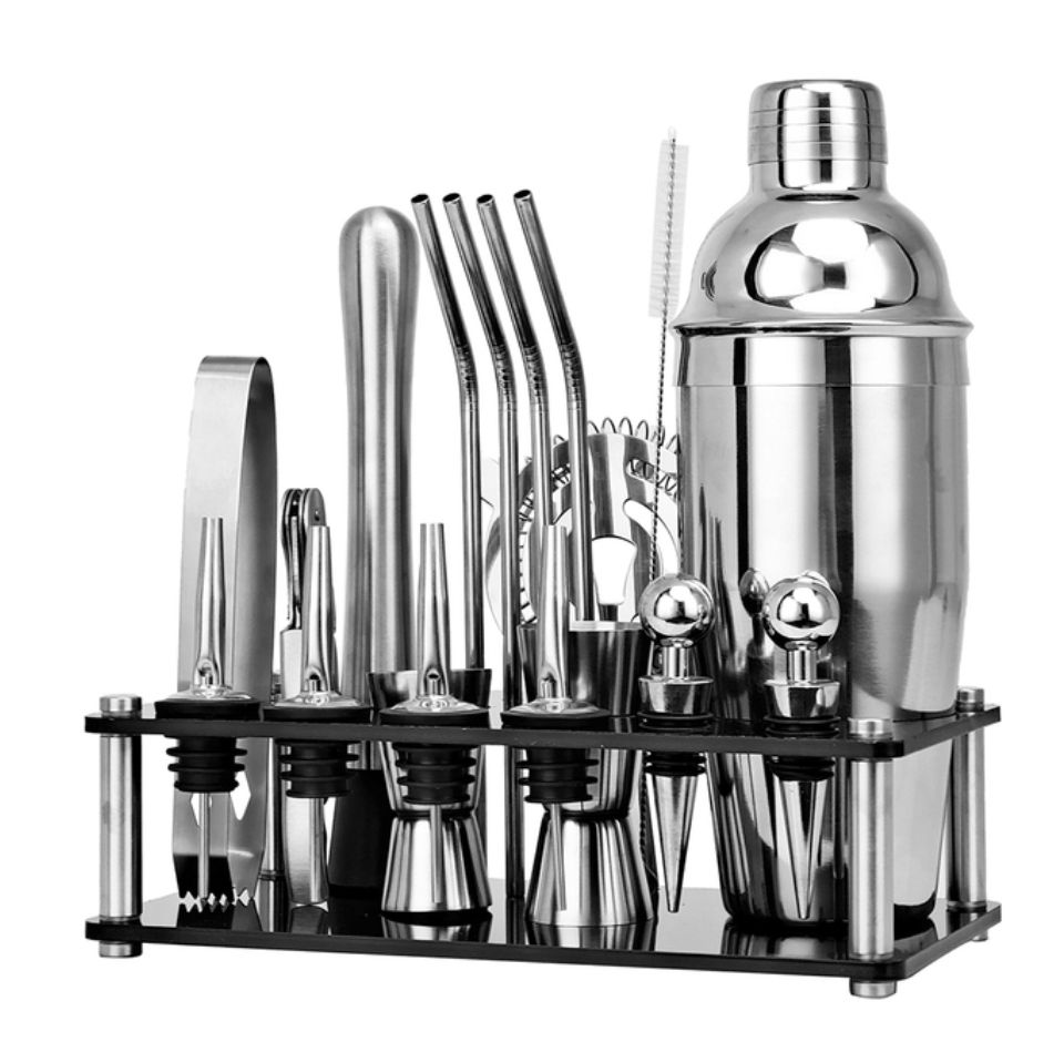 20pcs Shaker Cocktail Set And Bar Tools Barman Kit