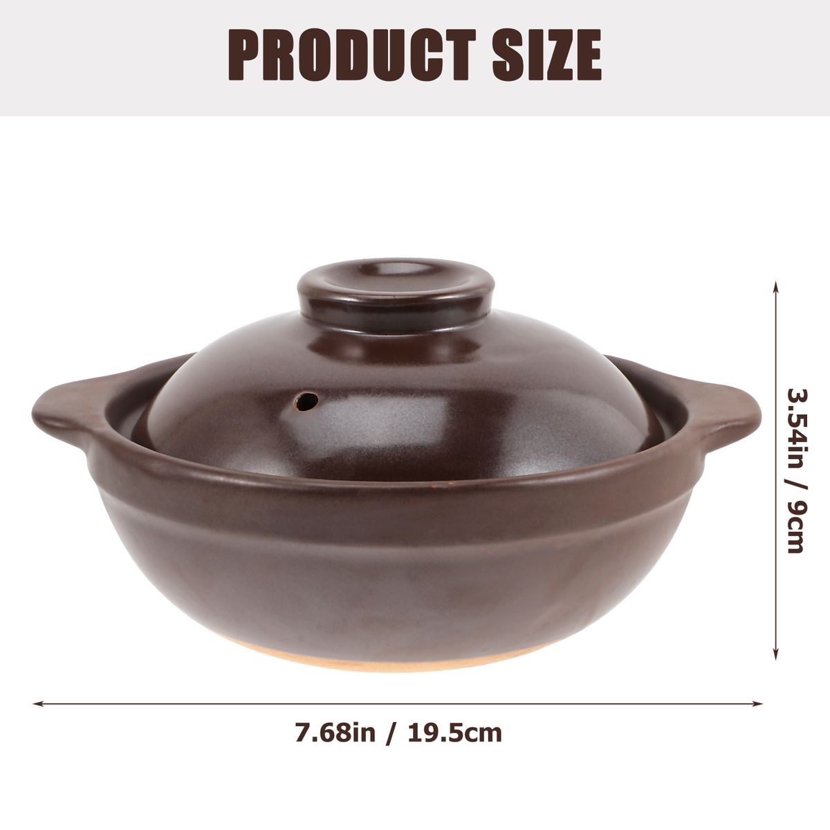 Pot Casserole Clay Cooking Stew Ceramic Souppan Hot Pottery