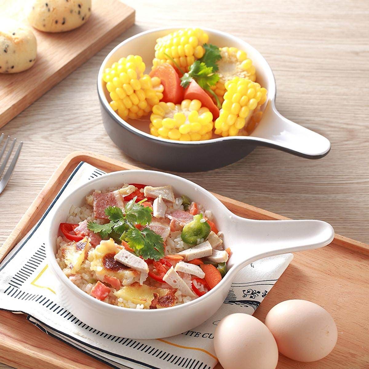 Ceramic Non Stick Baking Pan Bakeware Cooking Fry Cake Muffin Tool White
