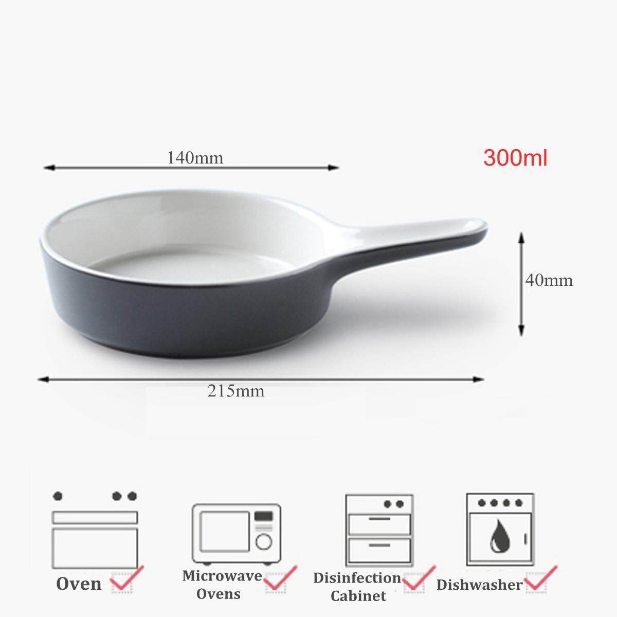 Ceramic Non Stick Baking Pan Bakeware Cooking Fry Cake Muffin Tool White