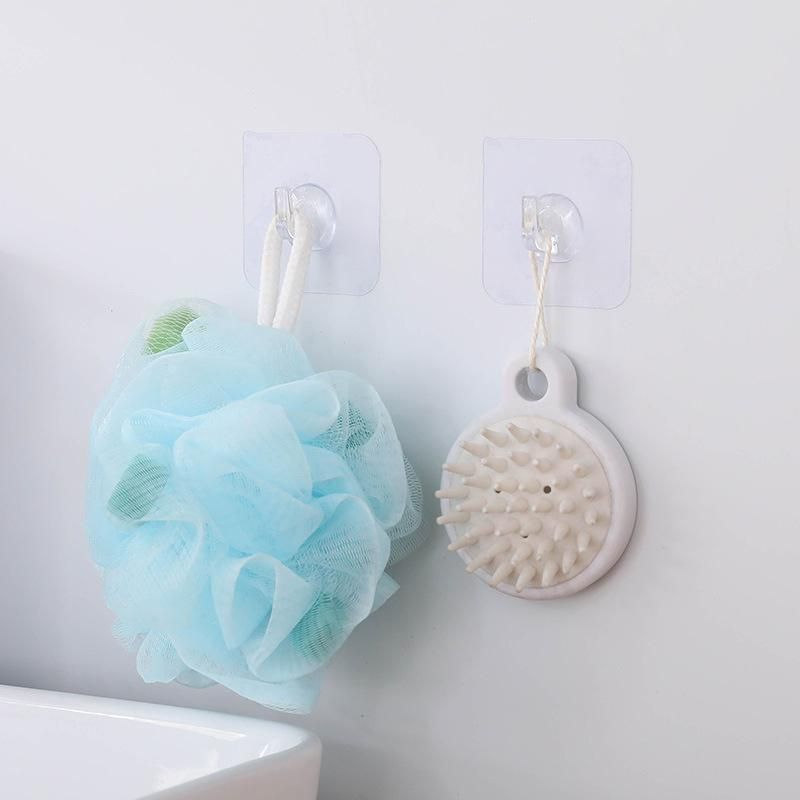 10PCS Self Adhesive Door Wall Hangers Hooks No Rusting Transparent