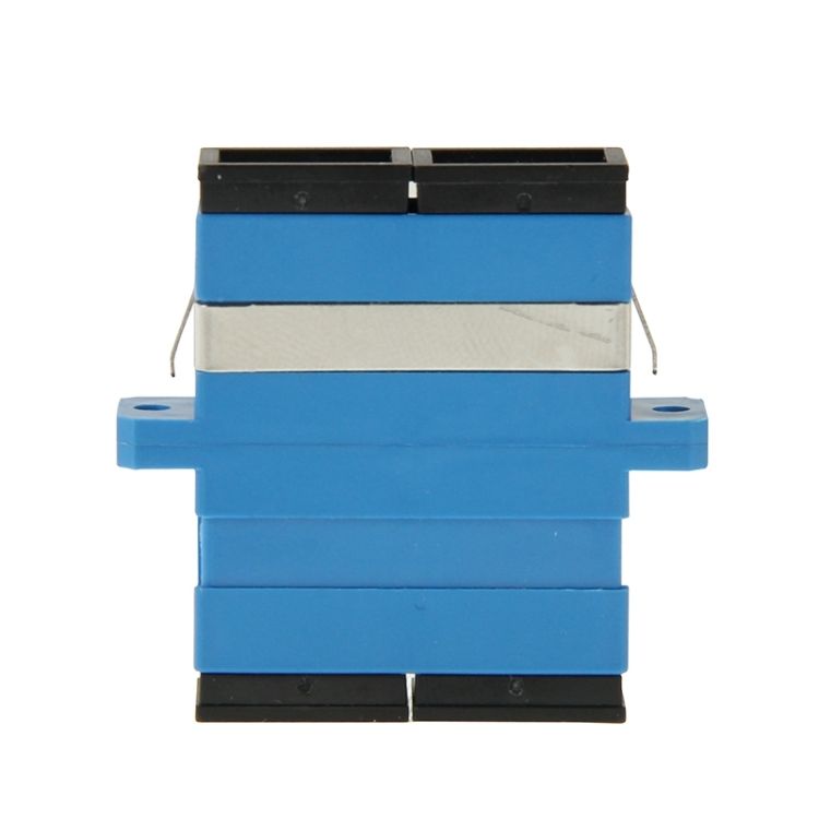 SC-SC Multimode Duplex Fiber Flange Connector