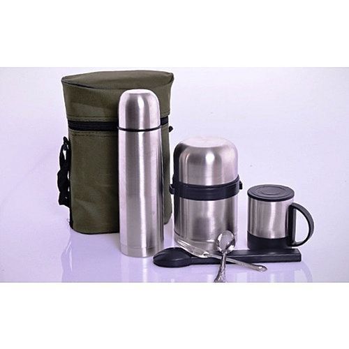5In1 Children Lunch Food Flask, Water Flask Mug N Cutlerries