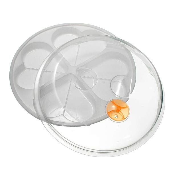 4 Eggs Microwave Heart Steamer Poacher Mold Cookware Tool Kitchen Oven Cooker
