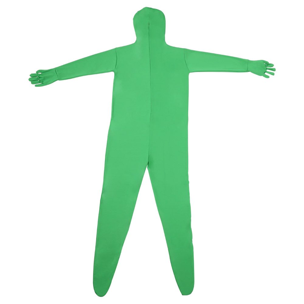 Full Body Photography Chromakey Green Suit Unisex Adult