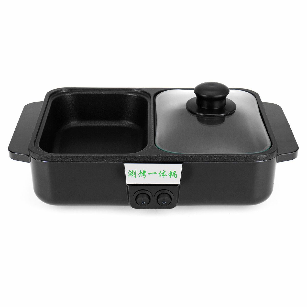 220V Electric Oven Roaster Comfortable Detachable Cooker 1200W Multifunctional Black