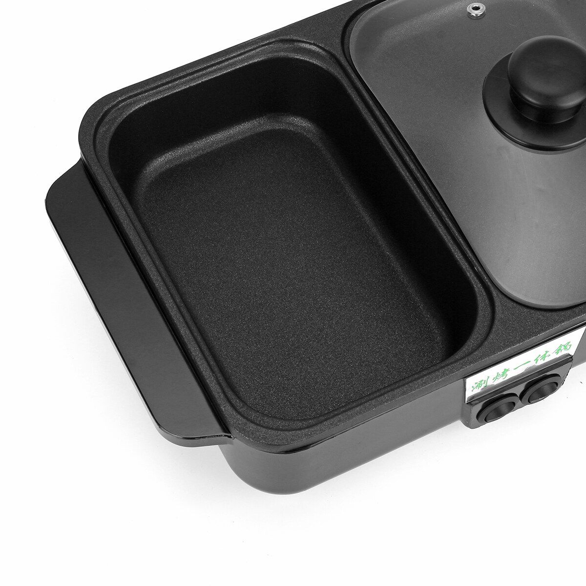 220V Electric Oven Roaster Comfortable Detachable Cooker 1200W Multifunctional Black
