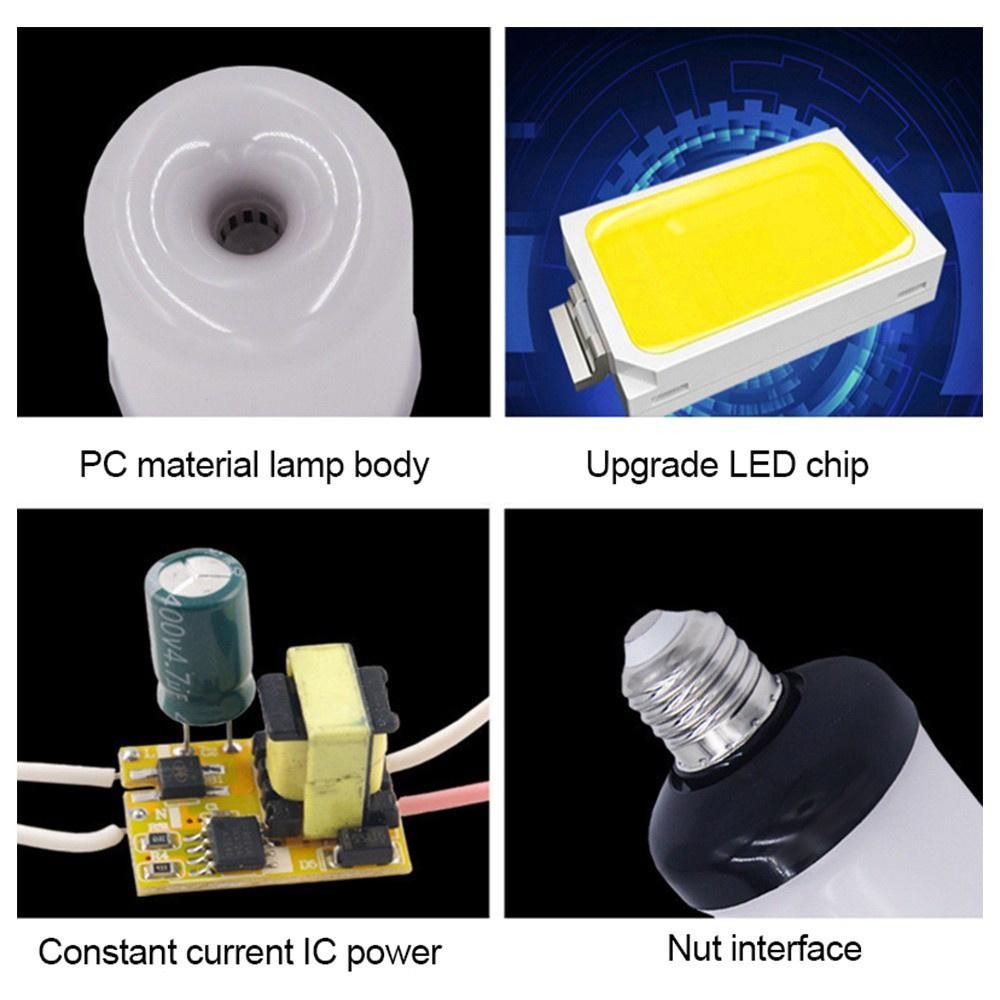 4 pcs Light Bulb Emulation Dynamic Light LED Flame Light Fire Effect Light