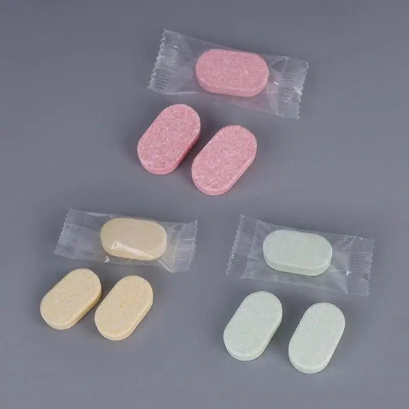 10PCS Water Melt Effervescent Tablet Hand Washing With Rich Foam Washing FoamHand Sanitizer For Skin Cleaning