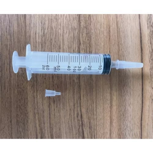 Syringe (60ml/cc Plastic Syringe  Measuring) Liquid X2PCS