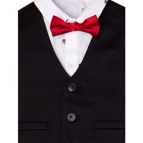 Toddler Boys Button Down Shirt, Vest & Pant Suit