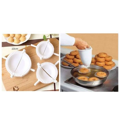 5pcs Meatpie Cutter And Doughnut Dispenser