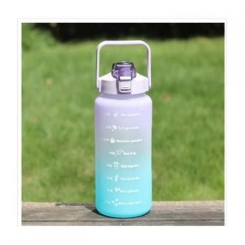 Quality 2000L Motivational Water Bottle With Time Maker  1pc