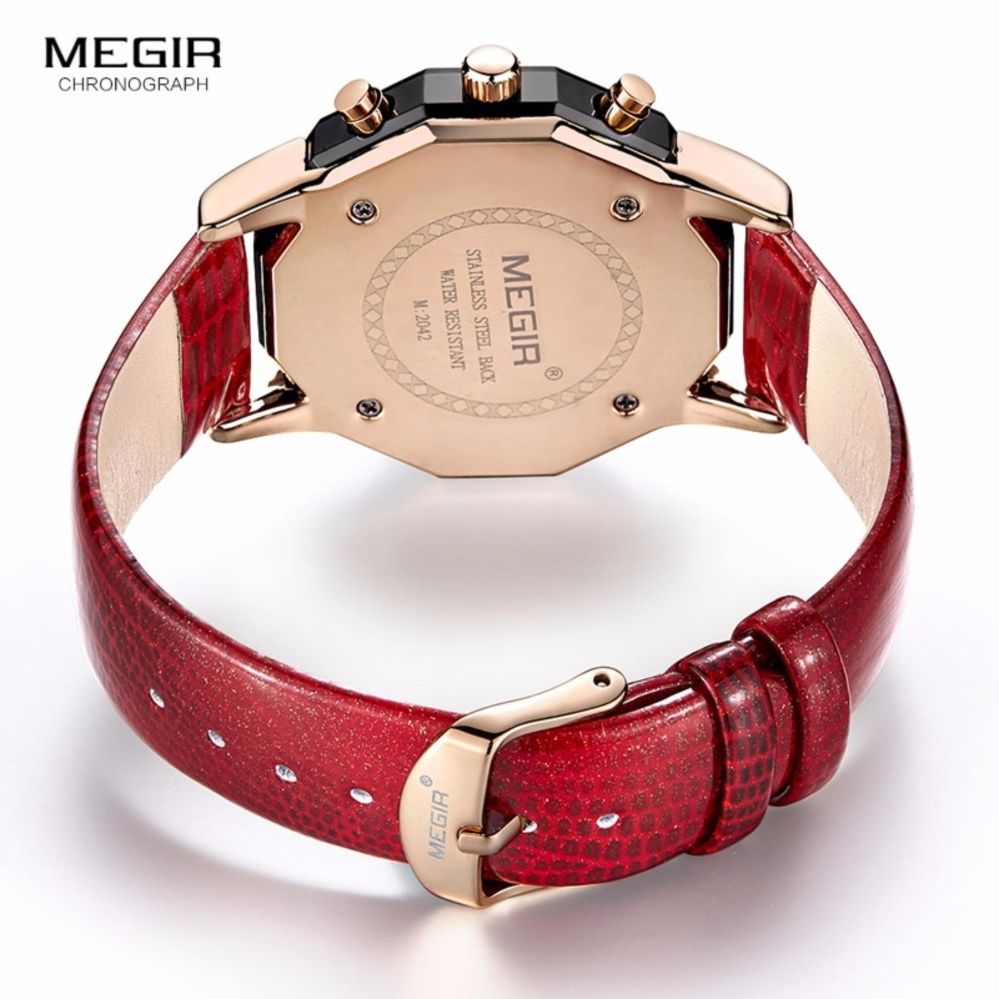 Women Watches Fashion Leather Quartz Ladies Wrist Watch Clock 2042
