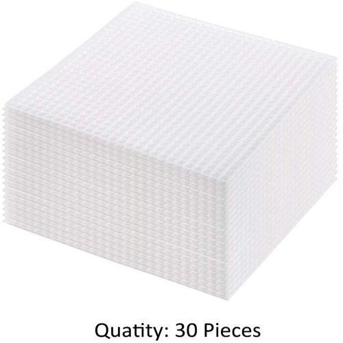 30 Pieces Plastic Mesh Canvas Sheets For