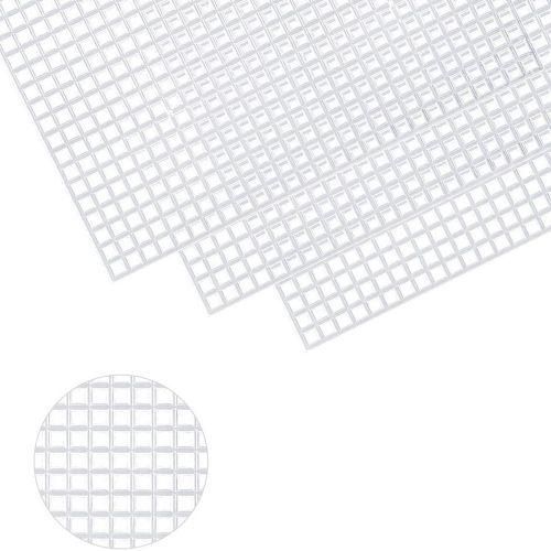 30 Pieces Plastic Mesh Canvas Sheets For