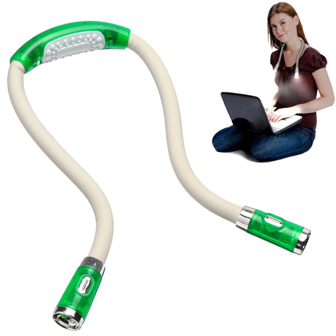 Portable U-shaped LED Neck Lamp Handsfree Reading Light