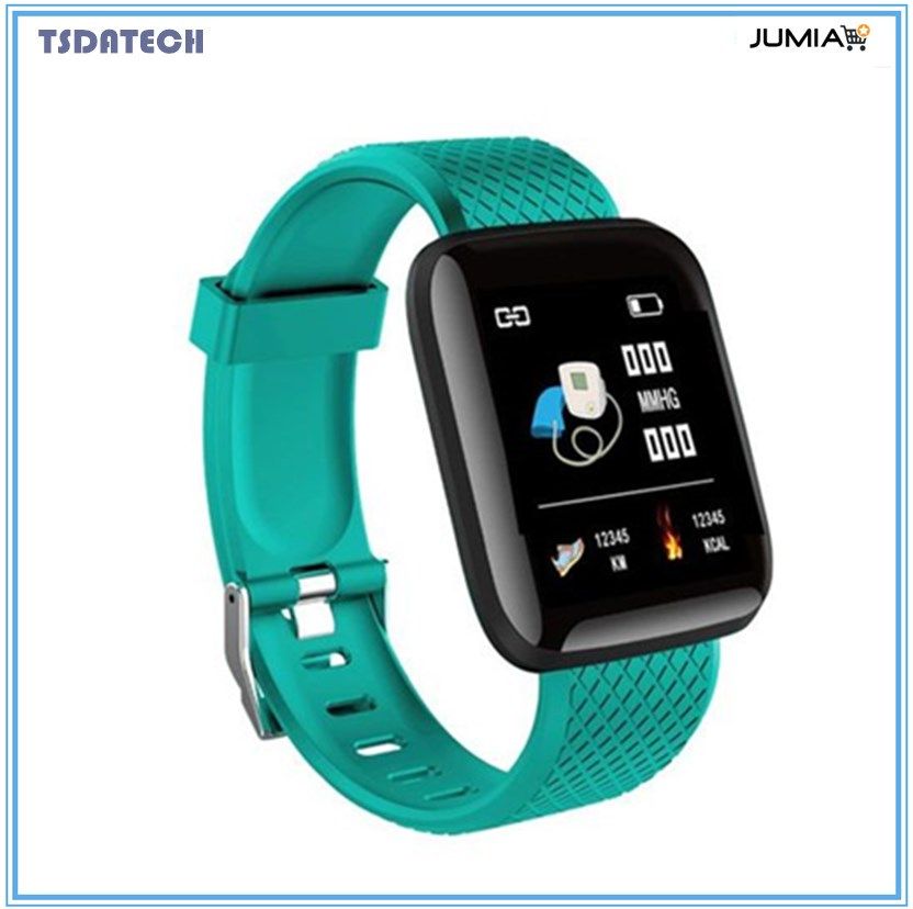 Smart Bracelet Fitness Tracker Heart Rate Monitor Smartband Green - Green