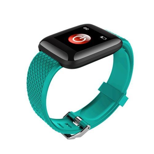 Smart Bracelet Fitness Tracker Heart Rate Monitor Smartband Green - Green