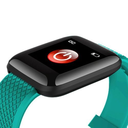 Smart Bracelet Fitness Tracker Heart Rate Monitor Smartband Green - Green