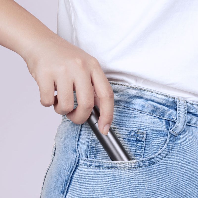 Mini LED Flashlight Power-Bank Brightness Mobile Power USB