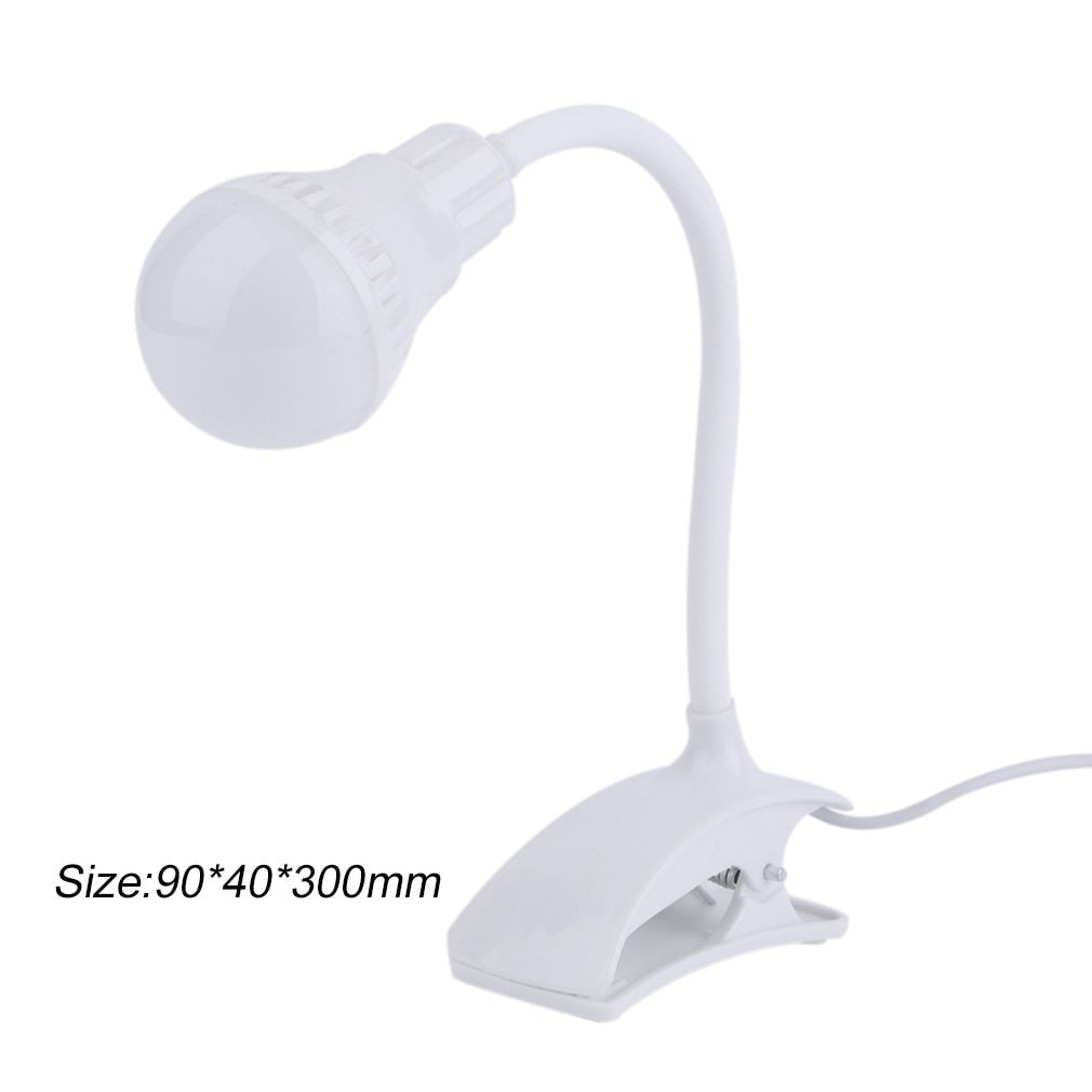 Super Bright LED Desk Clip Lamp USB Rechargeable Table