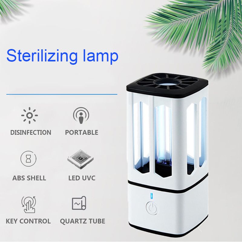 USB UV-C Sterilizer Rechargeable Disinfection Lamp For