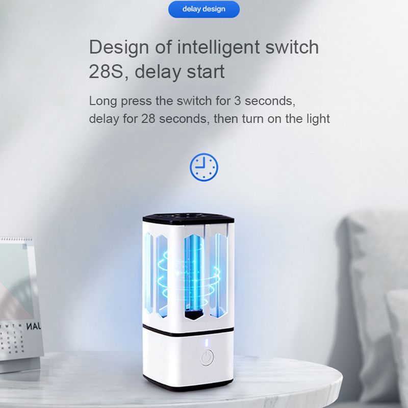 USB UV-C Sterilizer Rechargeable Disinfection Lamp For