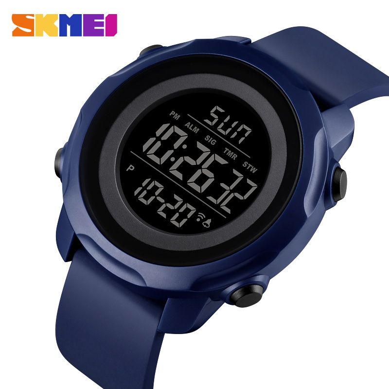 Womens Sport Watch Digital Outdoor Wristwatches Waterproof Count Down