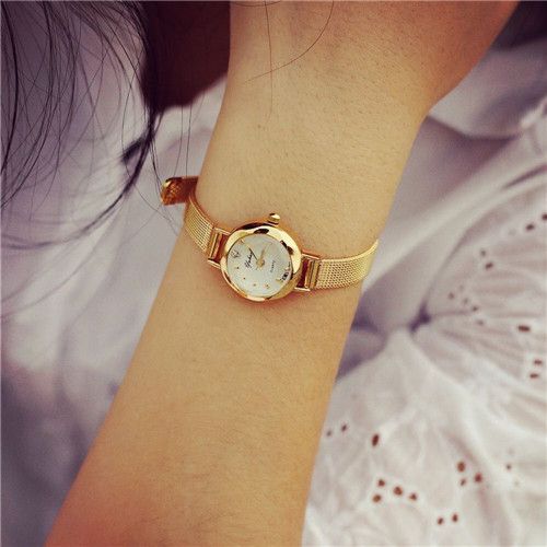 Classic Casual Luxury Simple Women's Quartz Watch - Gold Wedding Gift Party