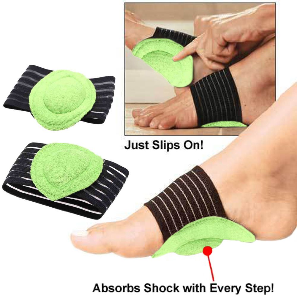 1 Pair Arch Support Cushion Orthotic Insoles Alleviate Pain
