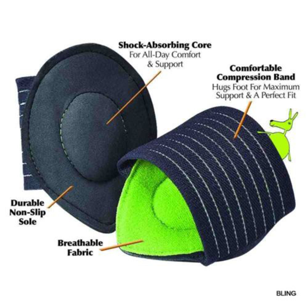1 Pair Arch Support Cushion Orthotic Insoles Alleviate Pain