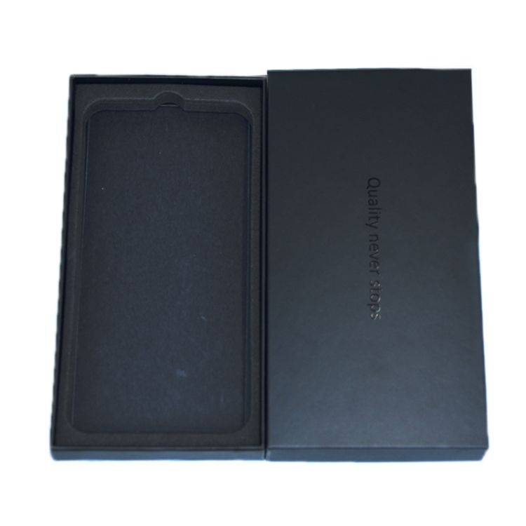 10 PCS Phone Case/Tempered Film/Support Frame Box All Black