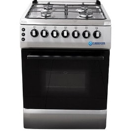 4 Gas Burner With High Grade Steel Top Standing Cooker - 60 X 60cm