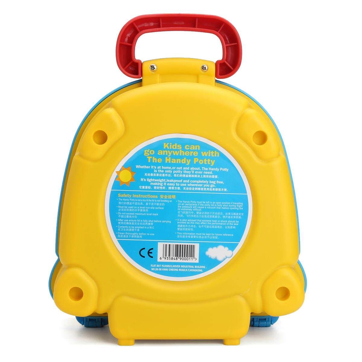 Kid Baby Toddler Portable Travel Potty Urinal Toilet Pee Pot Training Seat Chair Yellow Yellow