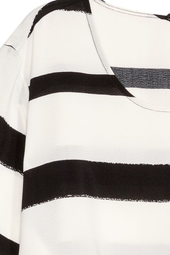 Plus Size Patterned Blouse