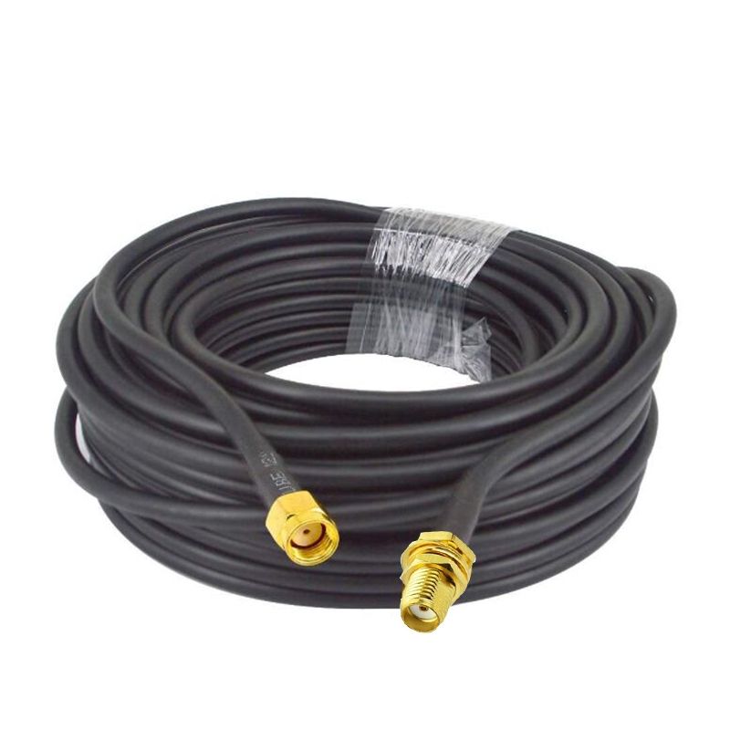 SMA Female To RP-SMA Male RG58 Cable, Cable Length:0.5m