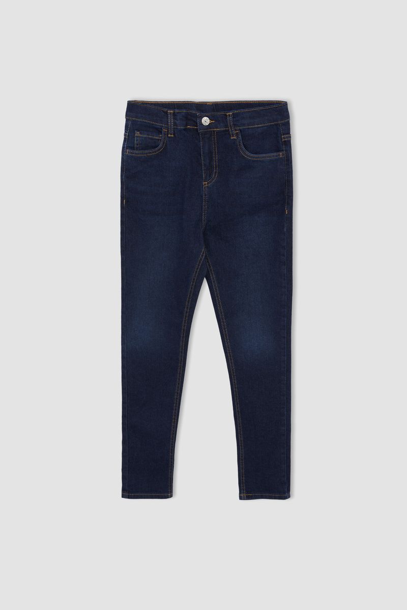 Boy Slim Fit Denim Trousers - Blue