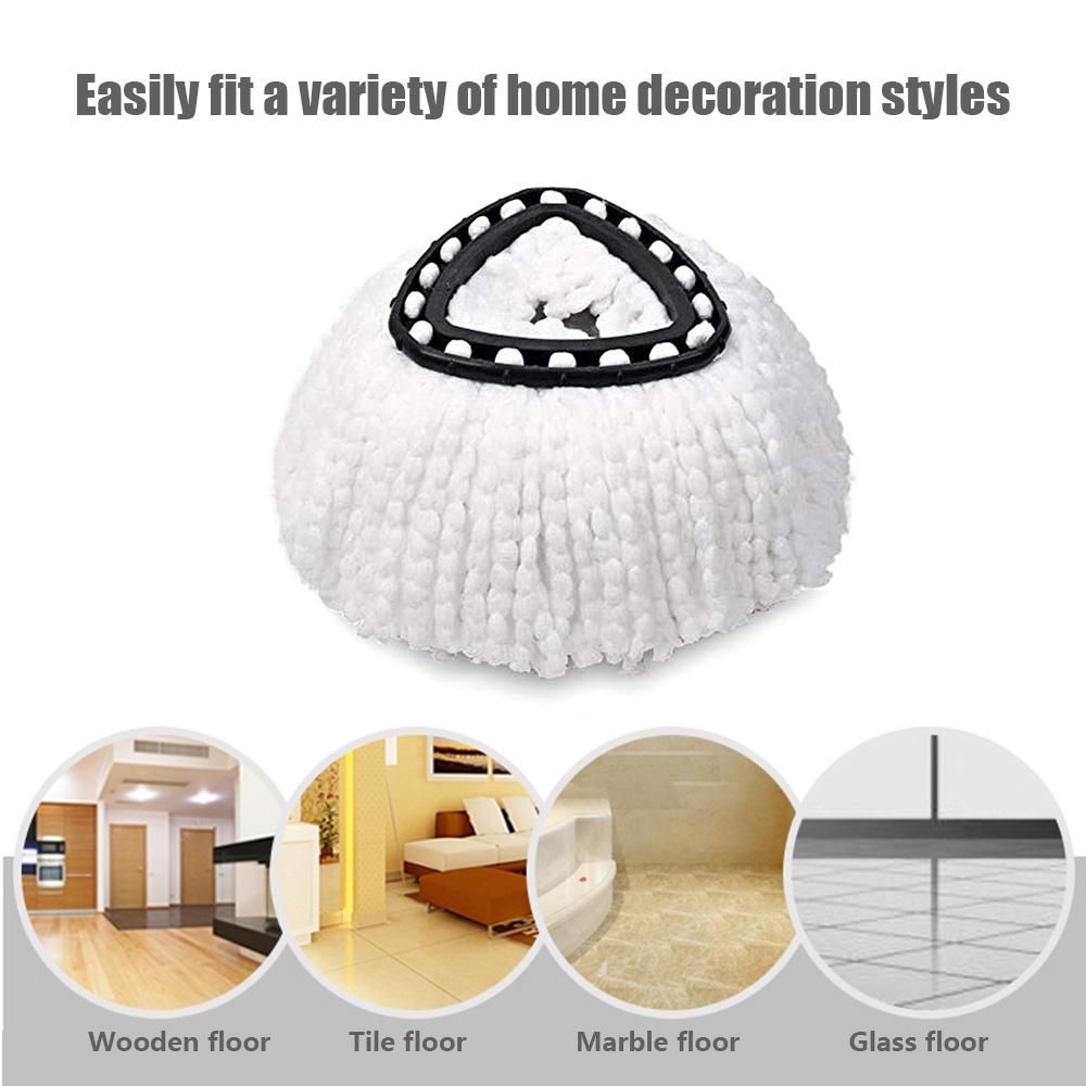 Microfiber Mop Head for Spin Mop Replacement for O-Cedar/ Vileda Mop Head 360 Degree Easy Cleaning Mopping Head Refill Accessories