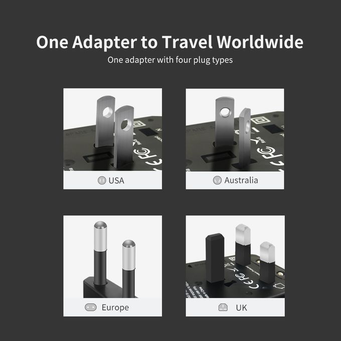 Universal Travel Adapter World Travel Adapter Versatile