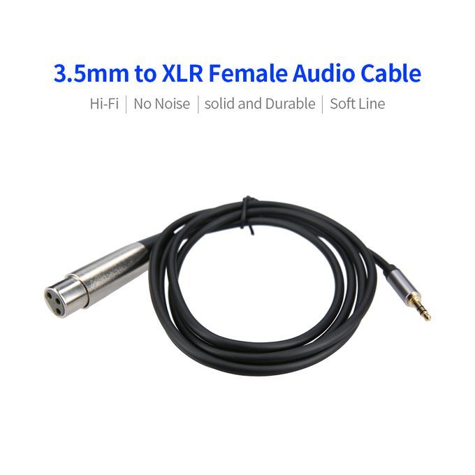 3.5mm To XLR Audio Cable 3.5mm Male To Female Guitar