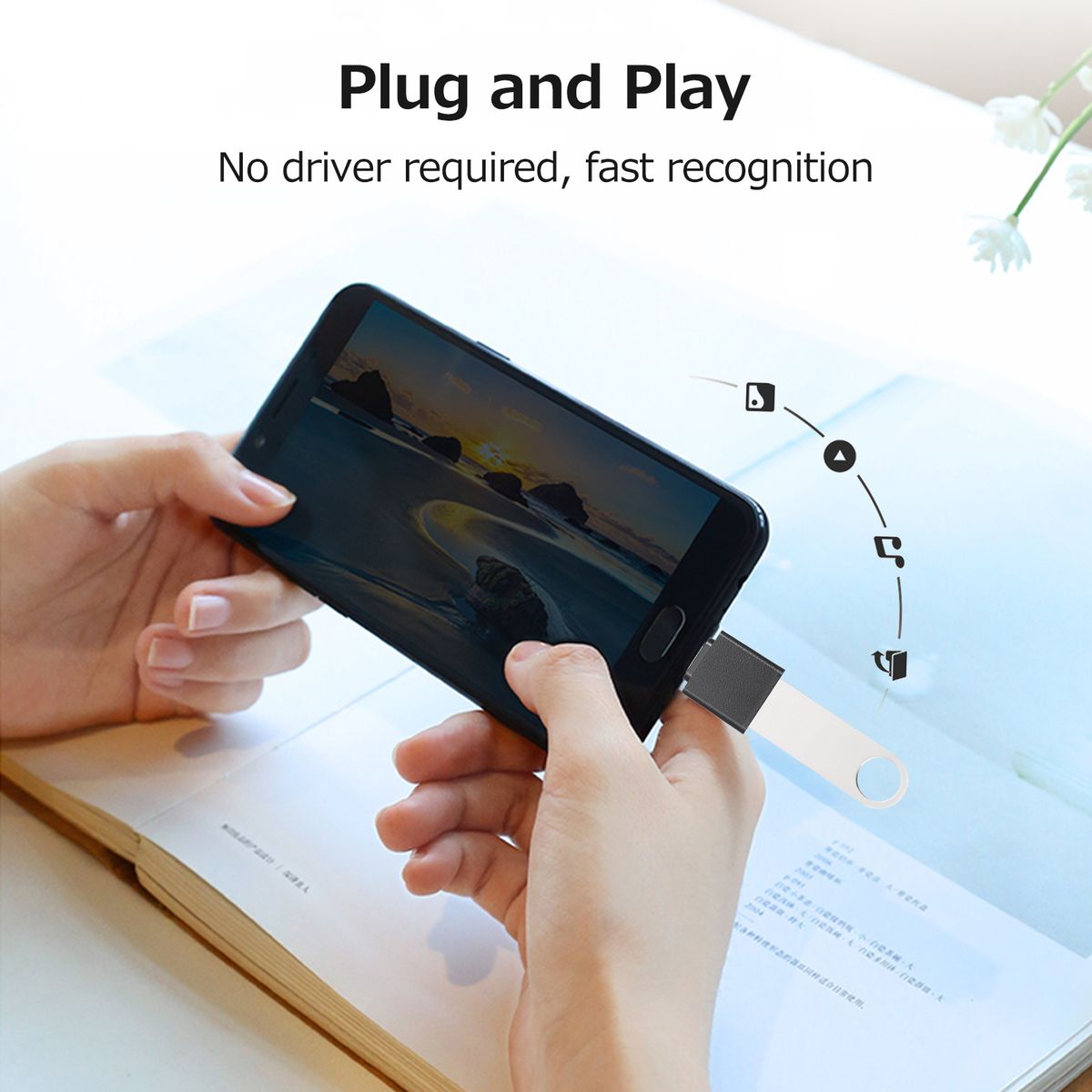 OTG Adapter Micro USB To USB2.0 Adapter Portable Micro USB