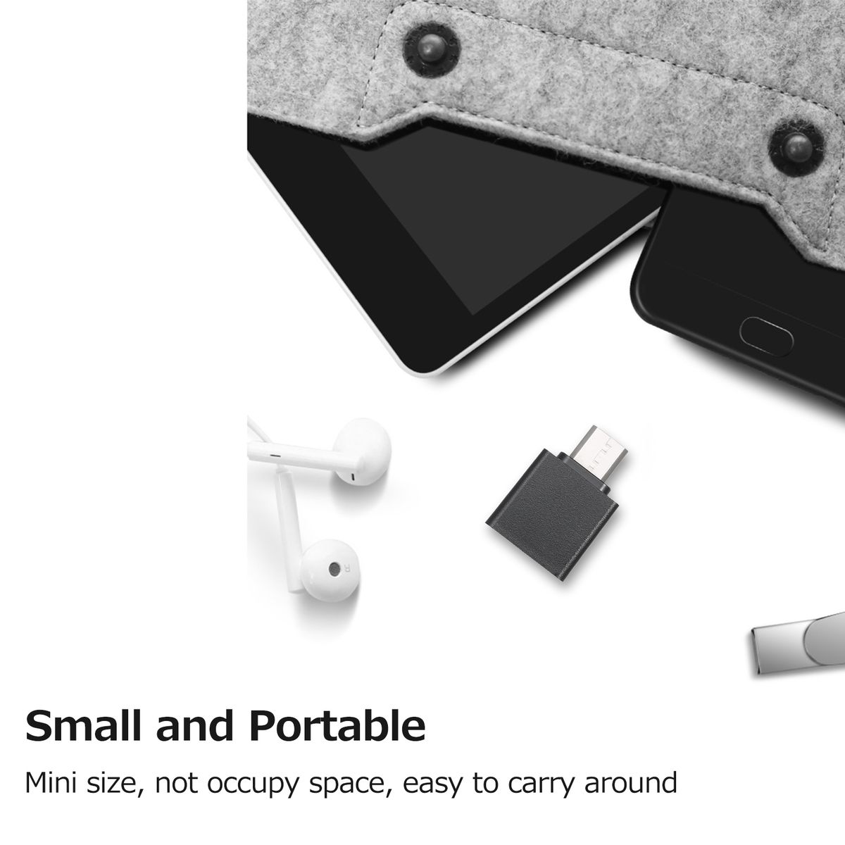 OTG Adapter Micro USB To USB2.0 Adapter Portable Micro USB